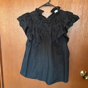 Entro Ruffle Sleeve Top